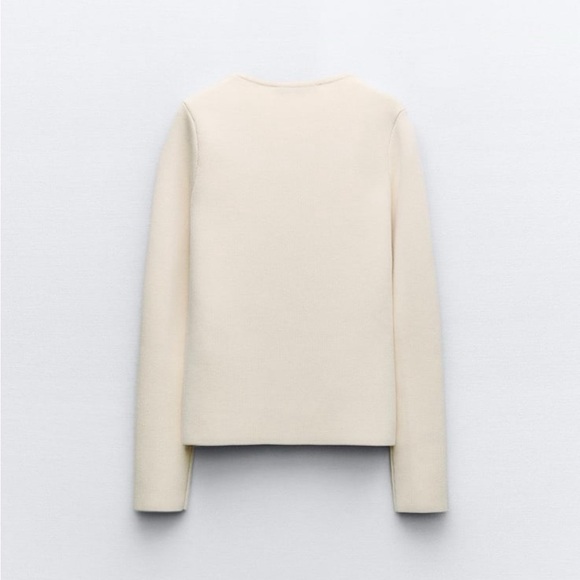 ZARA TAILORED KNIT BLAZER NWT SIZE SMALL! Stunning - Picture 3 of 5